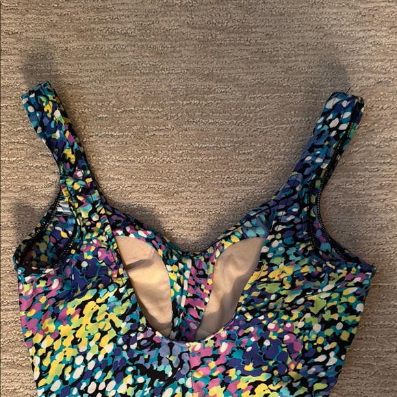 Maxine of Hollywood Multicolor One Piece Swimsuit - Picture 6 of 9